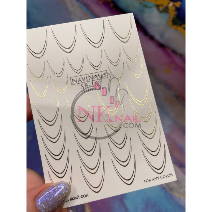 Слайдер Navi Nails SB-163 gold